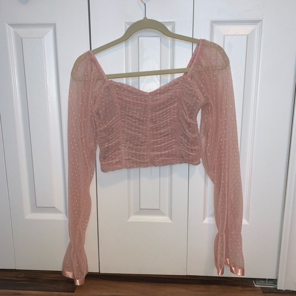NWT Pink Crop Top